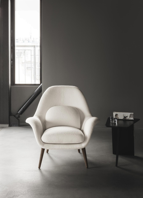 Fredericia Magazine bijzettafel black lacquered
