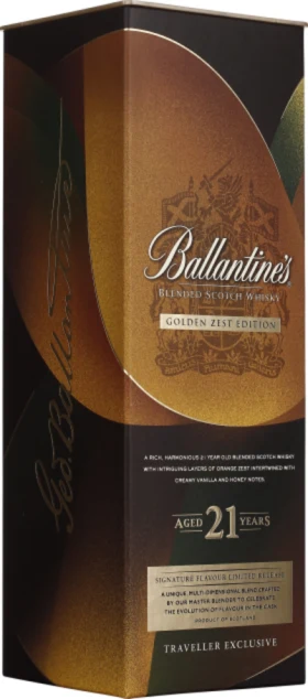 BALLANTINES 21 YEARS GOLDEN ZEST 70CL