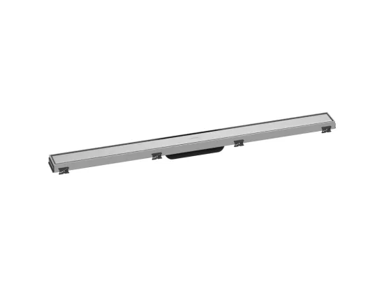 Caniveau de douche 90 cm HANSGROHE RainDrain Match acier inox brossé