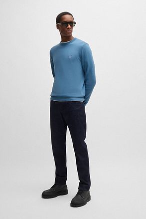 BOSS Pullover Kanovano Blauw 50471343-472 kopen