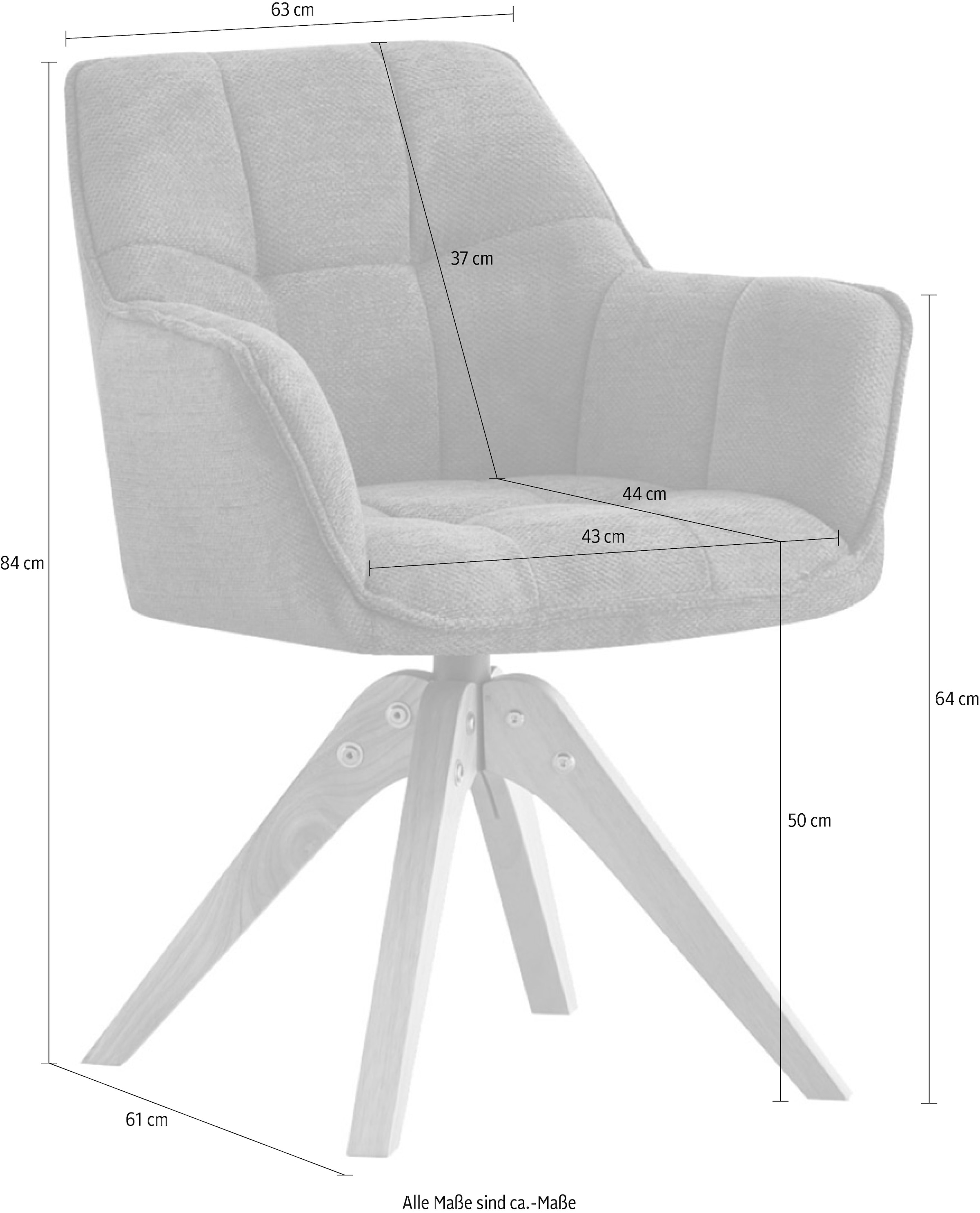 Kayoom Polsterstuhl »Stuhl Dian 325, TOPSELLER! bequem, formschönes Design« () 1 Stk.stabil & robust, hochwertige Verarbeitung, bequem