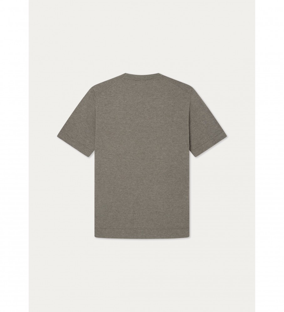 Camiseta de malha verde Hackett