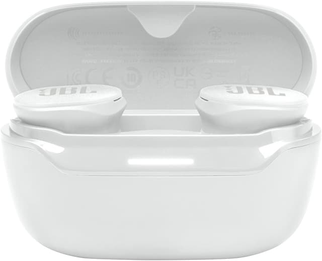 JBL Endurance Race 2 true wireless in-ear høretelefoner (hvid)