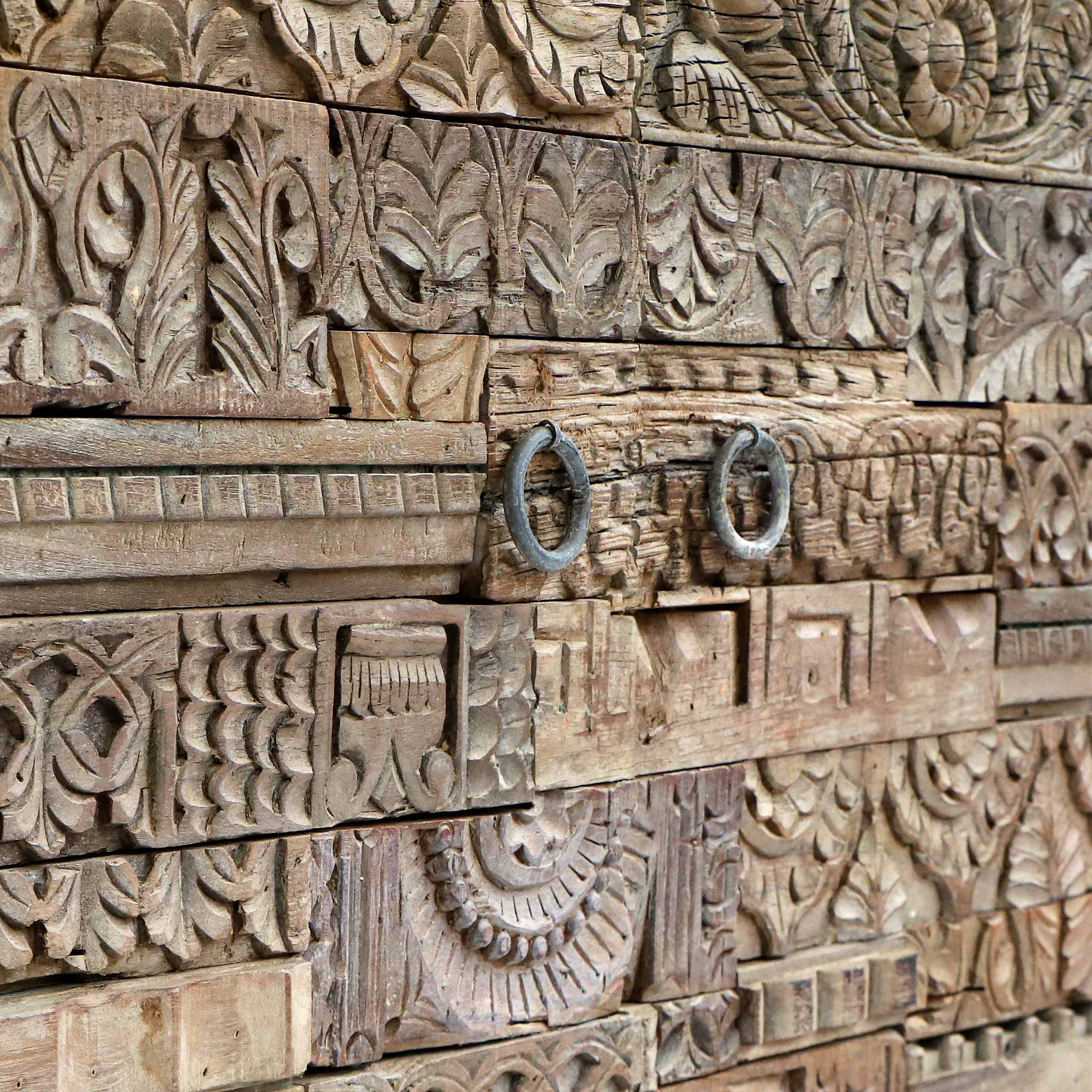 Sideboard 'Dandipur' 2-türig, Mangoholz, B 100 cm, H 90 cm, T 40 cm von fischer's lagerhaus
