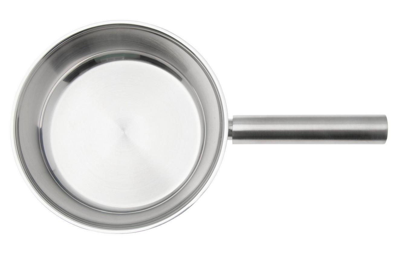 Combekk SUS-Y Pro 151120 Uncoated Recycled Stainless Steel, koekenpan, 20 cm