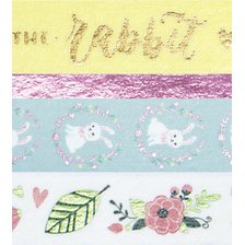 Ruban adhésif décoratif Washi-Tape 'FOLLOW THE RABBIT'