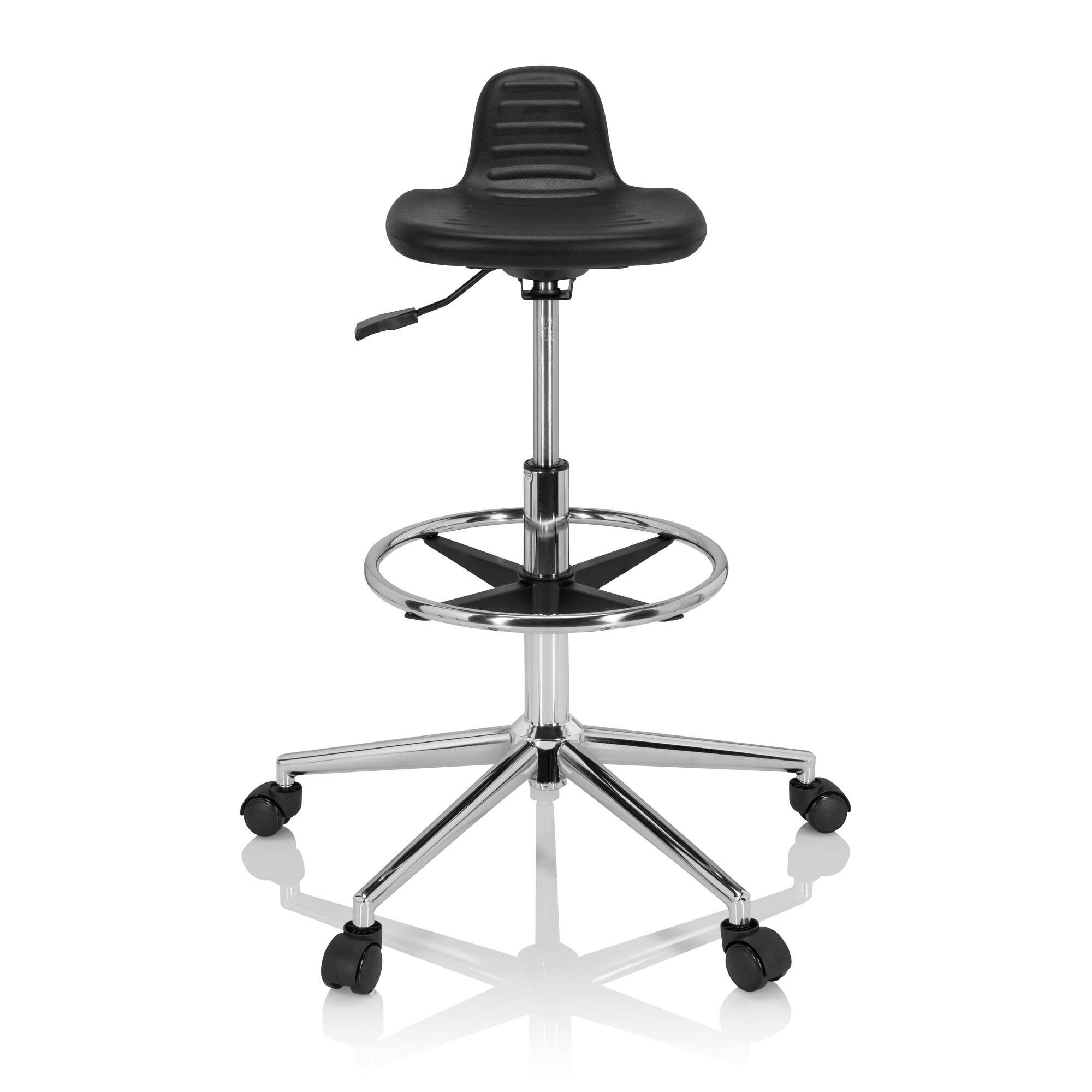 Drehhocker TOP WORK 03 I Hartschaum ohne Armlehnen hjh OFFICE