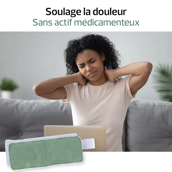 Almofada Térmica Actipoche para Contraturas dos Músculos Cervicais e Trapezoidais - Argila