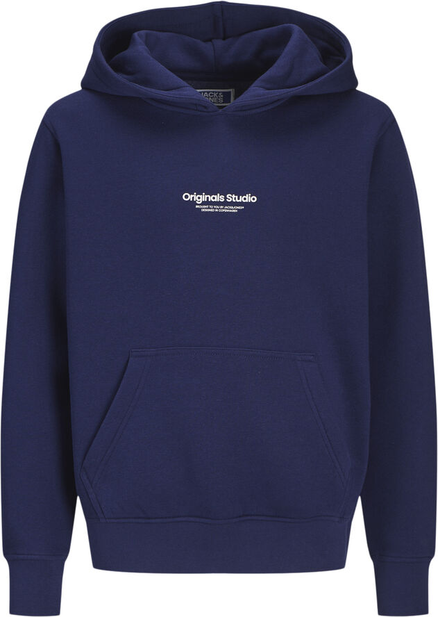 Jack & Jones JORVESTERBRO SWEAT HOOD NOOS JNR Ocean cavern