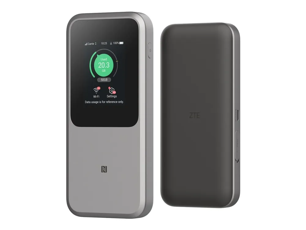ZTE MU5120 - Mobilt hotspot - 5G LTE - 3,6 Gbps - Wi-Fi 5, Wi-Fi 6