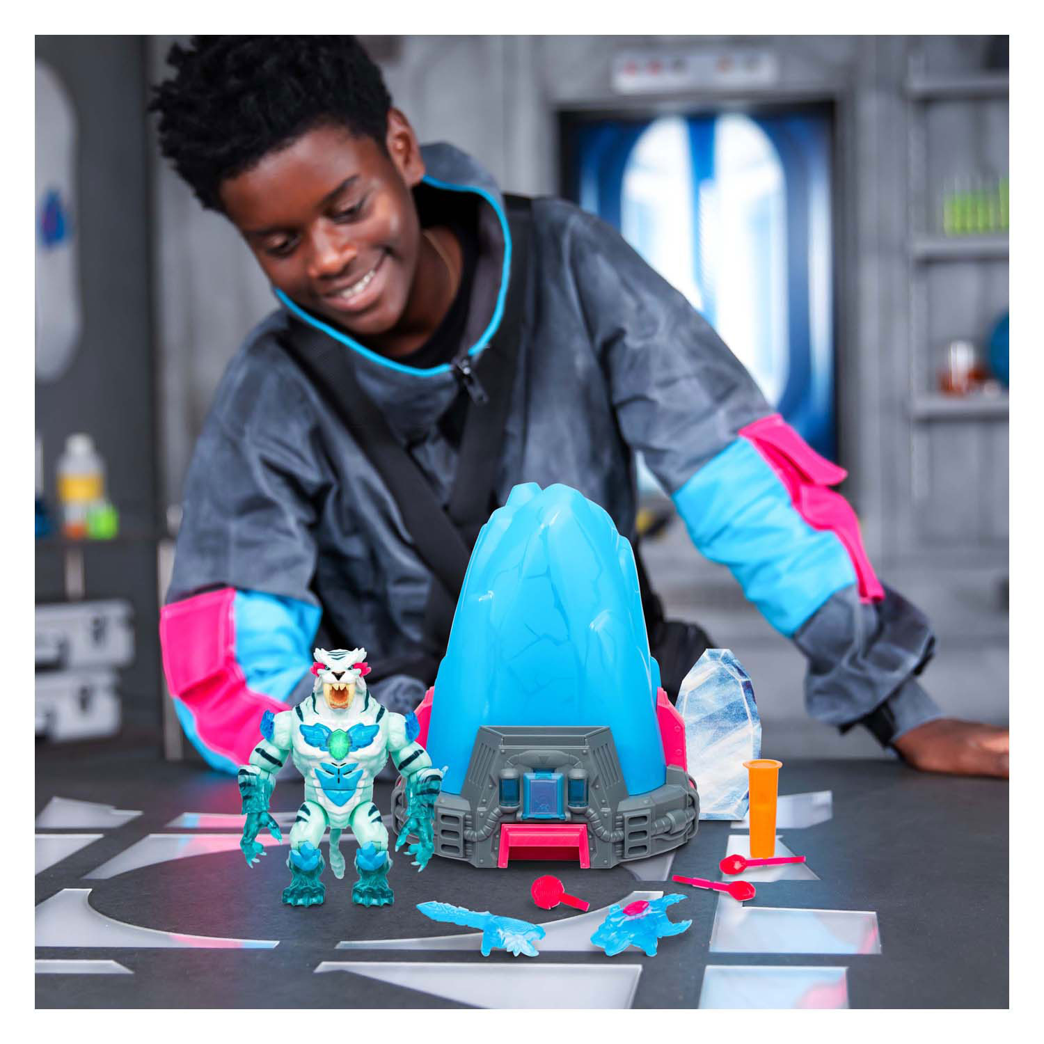MrBeast Lab Cryo Lab Actieifguur Speelset