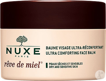 Nuxe Rêve De Miel Baume Visage Ultra-Réconfortant Jour Et Nuit Peaux Sèches Et Sensibles Pot 50ml
