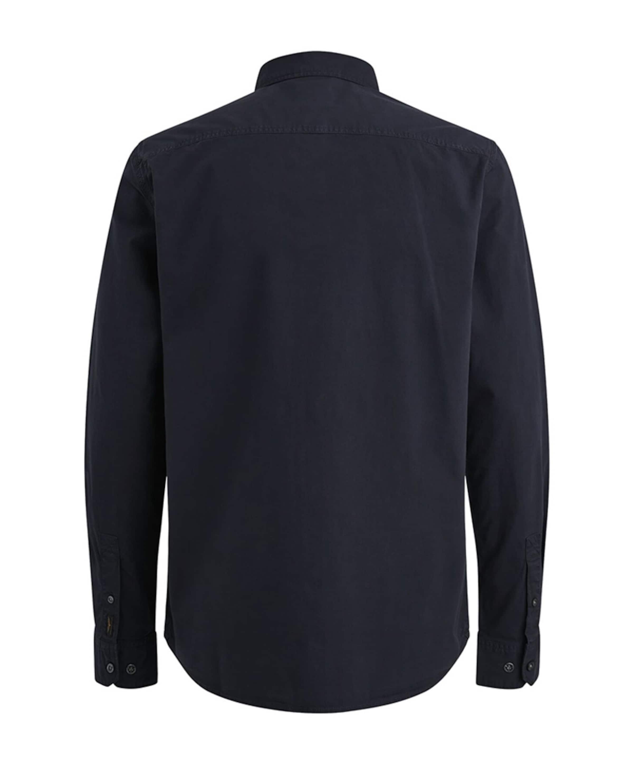 PME Legend Heren overhemd lange mouw blauw
