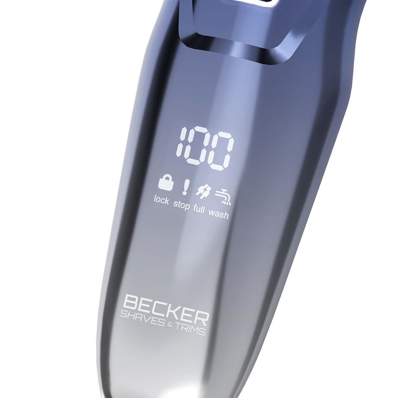 Becker Shaves & Trims Rasoir magnétique à trois lames waterproof bleu - 21x29.5x27.5 cm