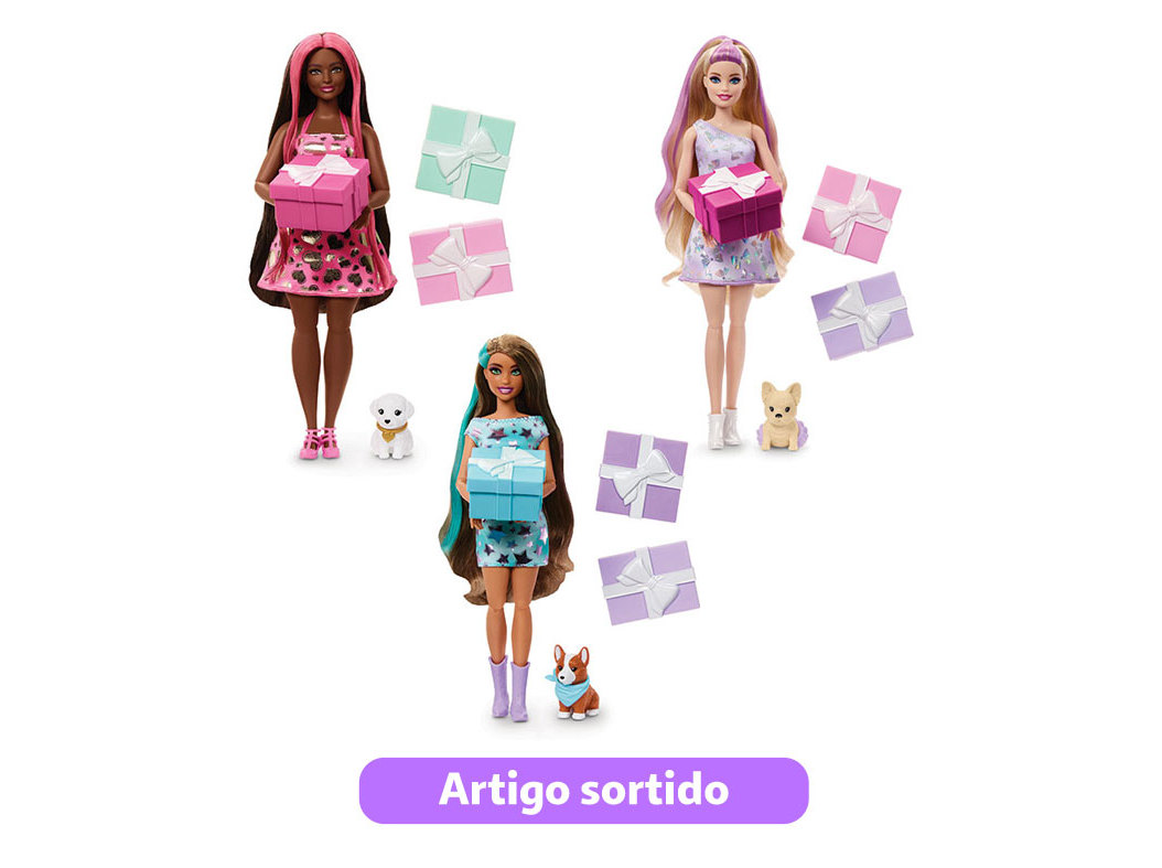 FESTA SURPRESA BARBIE MODELOS SORTIDOS
