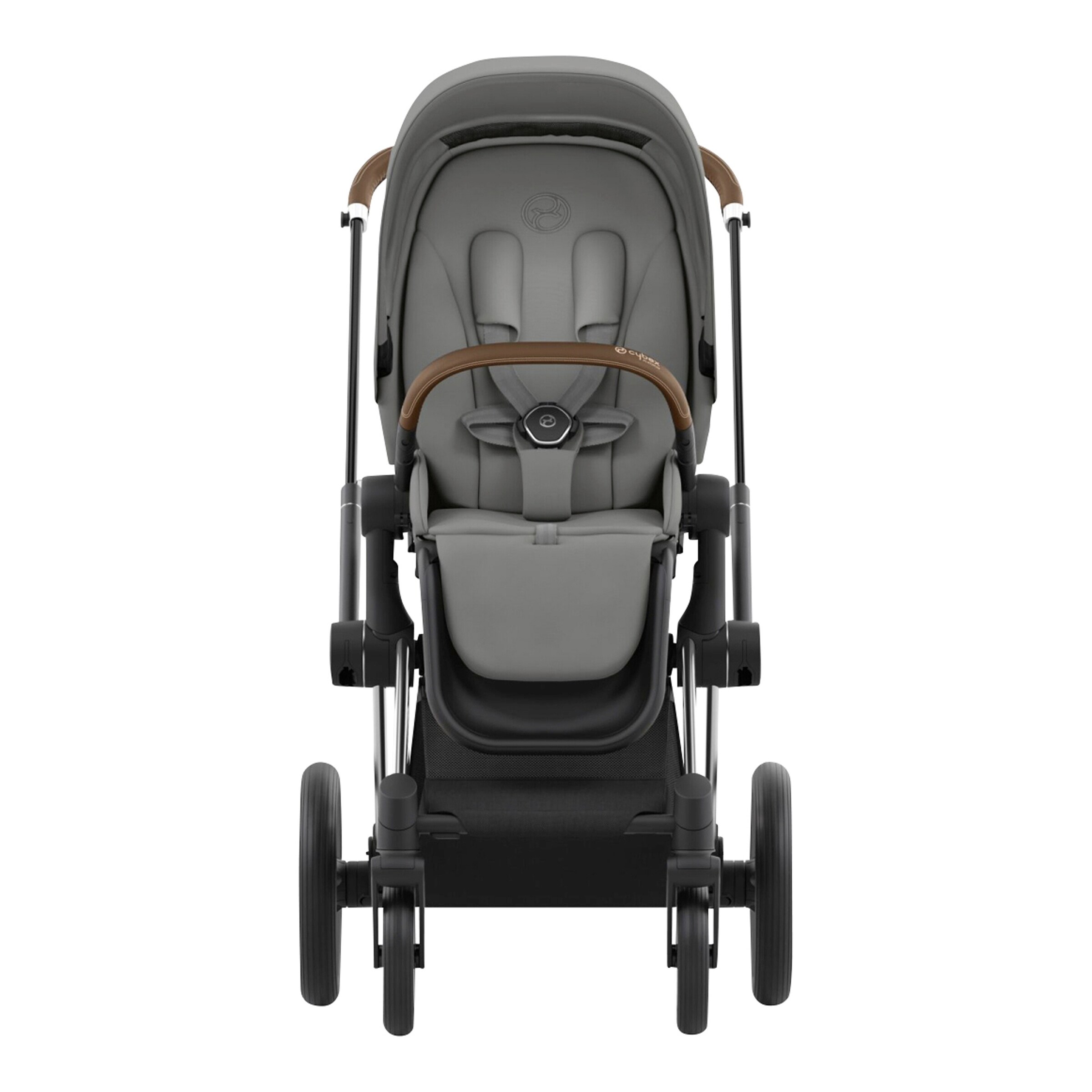 Cybex - PLATINUM Kombikinderwagen PRIAM Comfort Bundle chrome brown / mirage grey