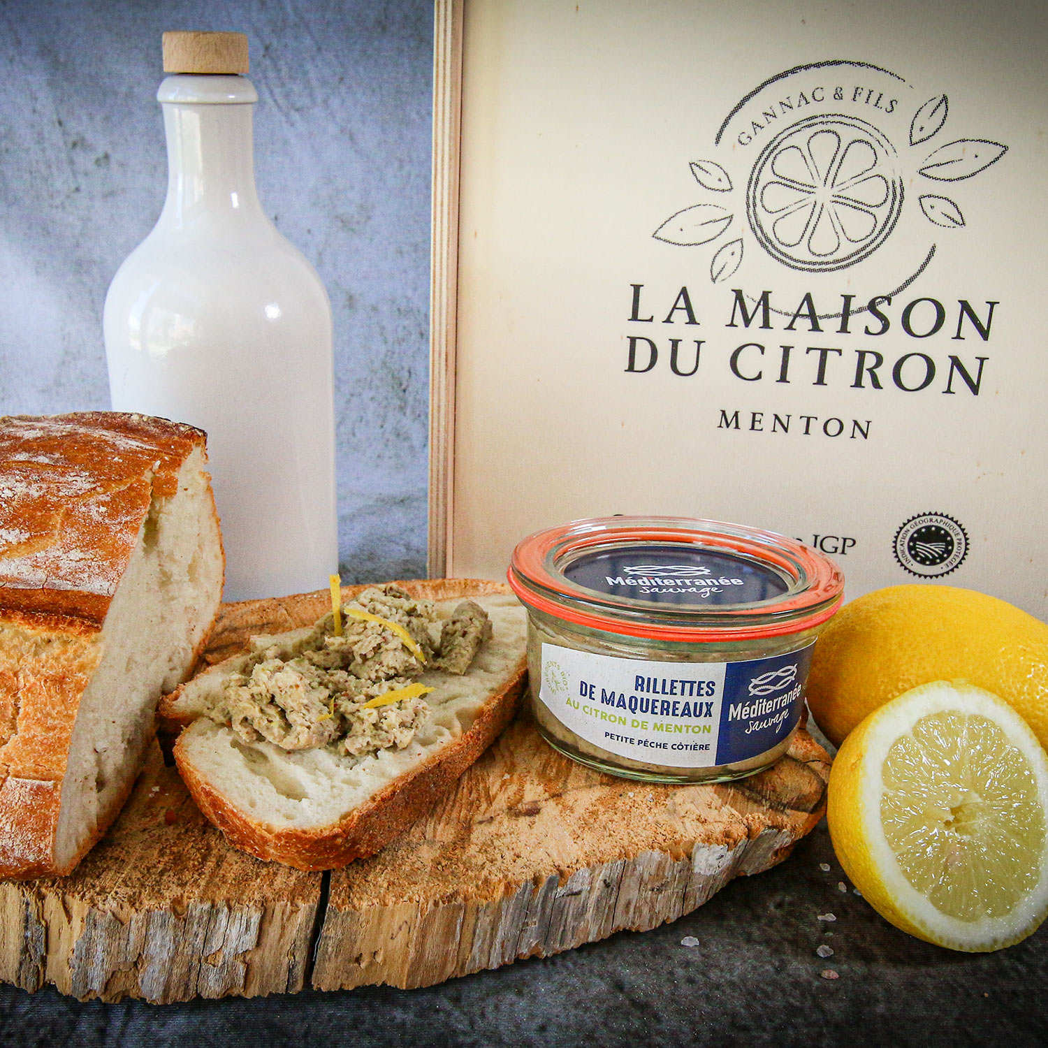 Rillettes de maquereaux au citron de Menton