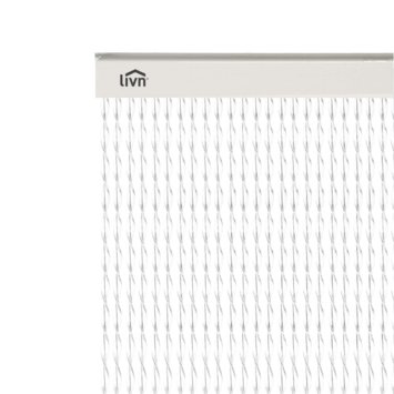 Livn deurgordijn Twinkle zwart 100x230 cm