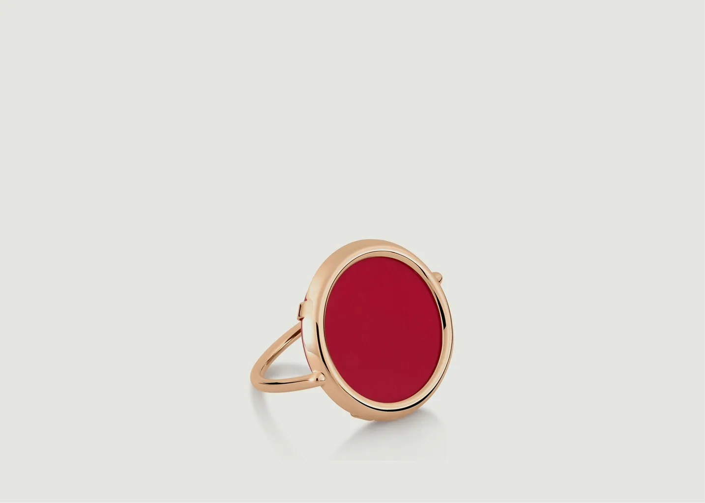 Bague Maria Coral Disc Ginette NY