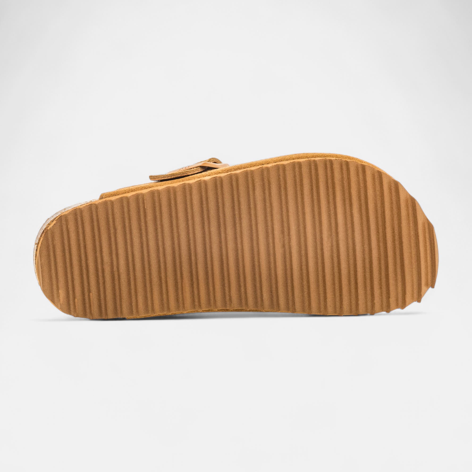 Sabots Fille en cuir camel