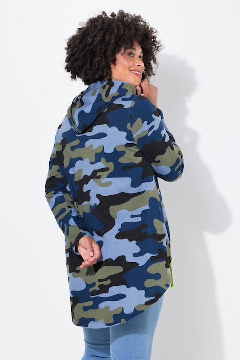 Hoodie, Camouflage, Glitzersteinchen