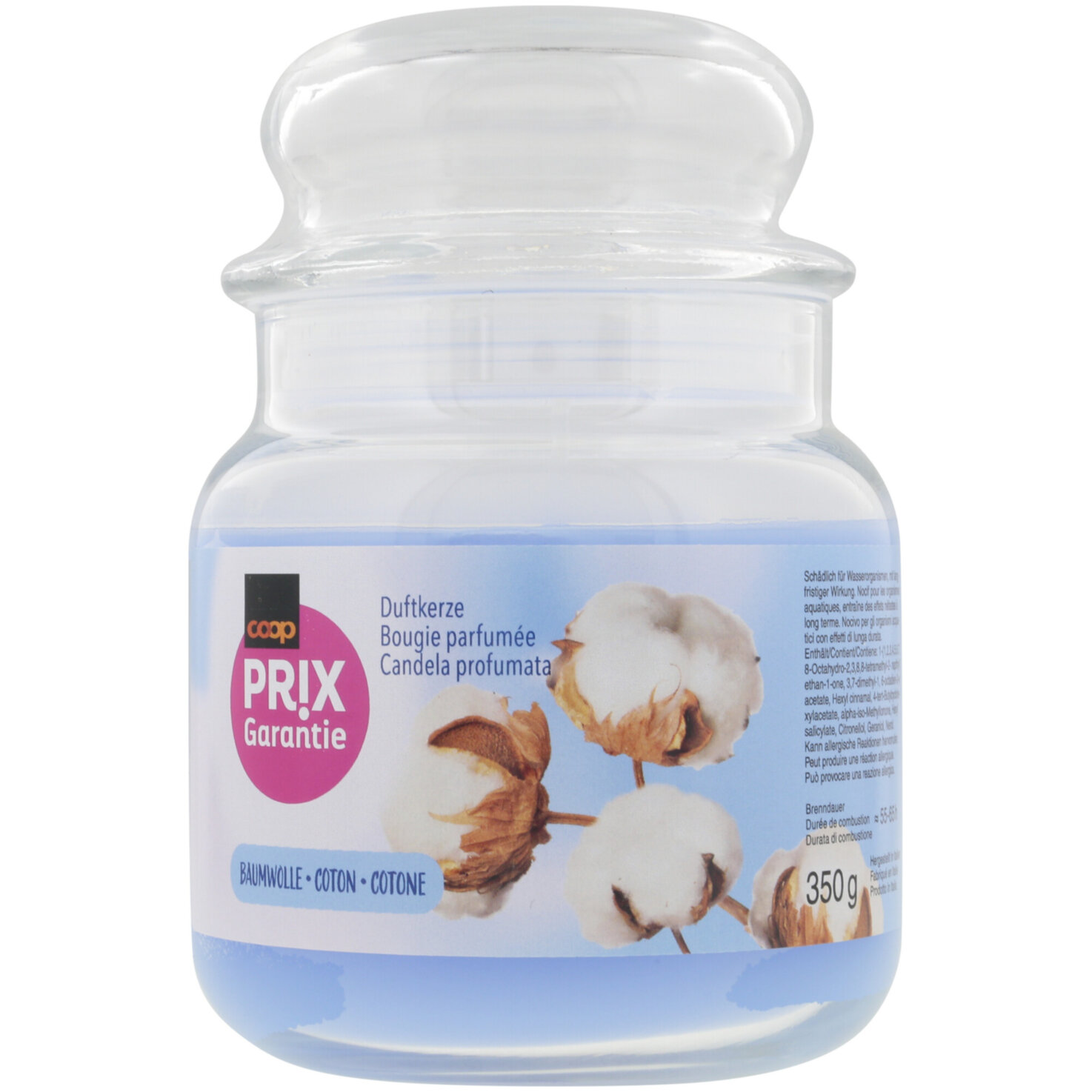 Prix Garantie Duftglas Baumwolle gross
