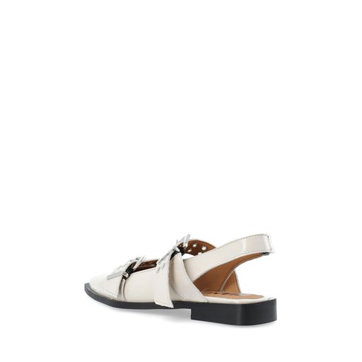 Bianco BIAVictoria Slingback Ballerinasko, Off White Nappalak, 41