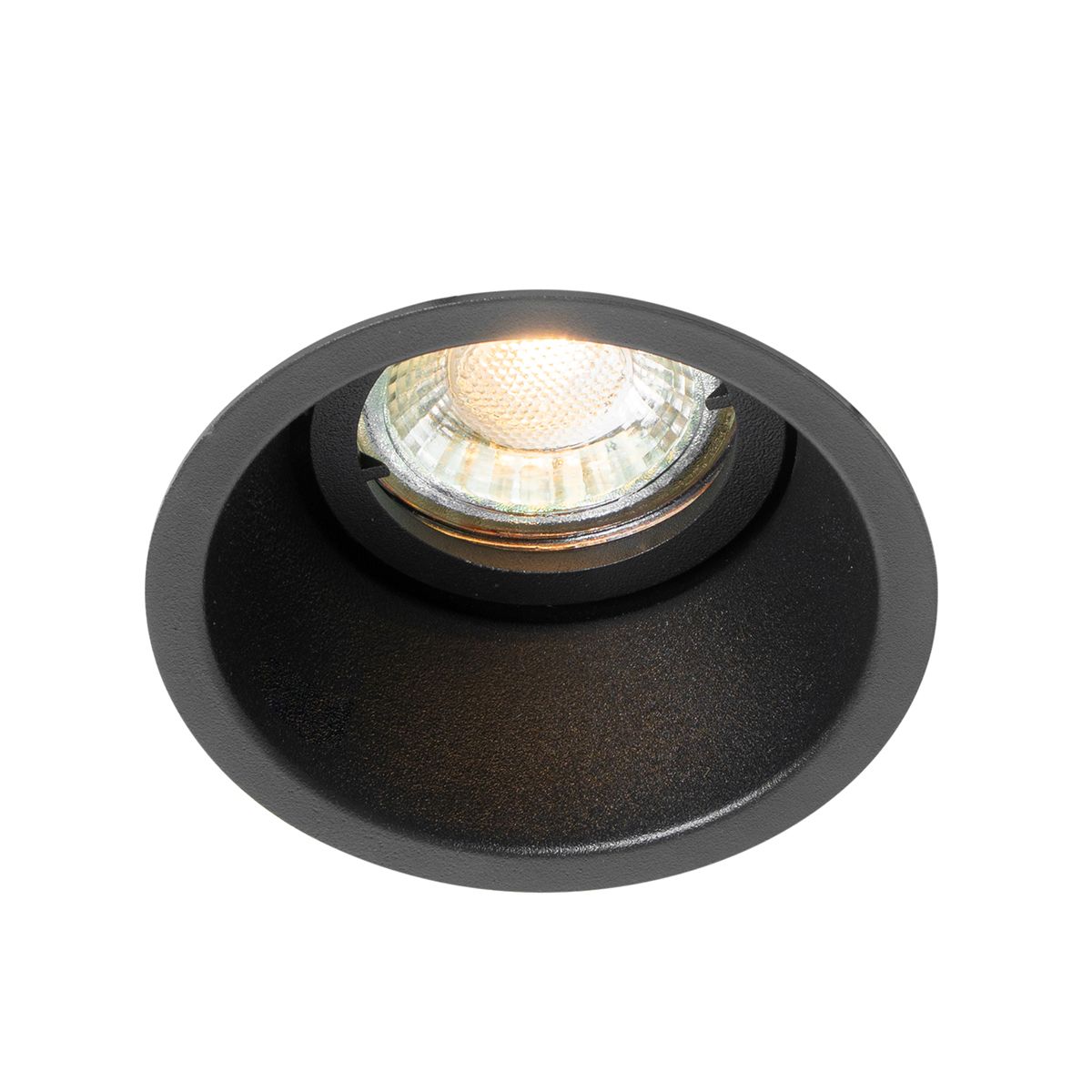 Smart inbouwspot zwart verstelbaar incl. Wifi GU10 - Alloy
