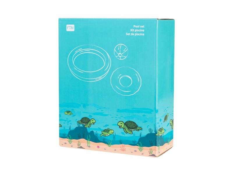 FTM Pool Set Planschbecken mit Schwimmring und Ball