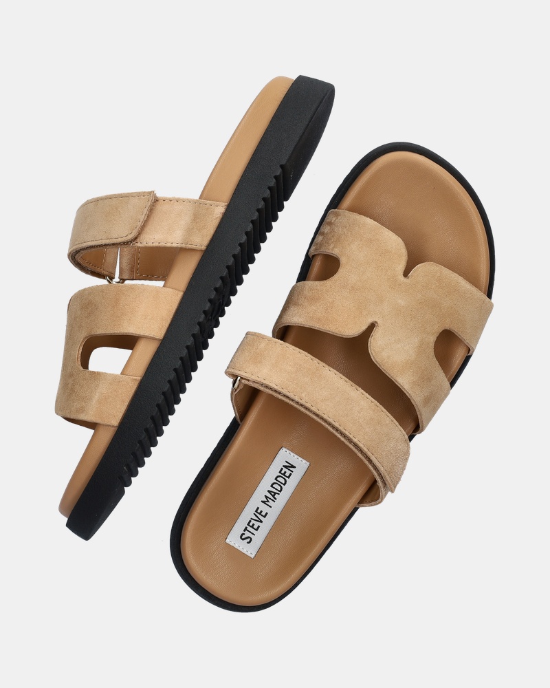 Steve Madden Missile Slippers  - beige