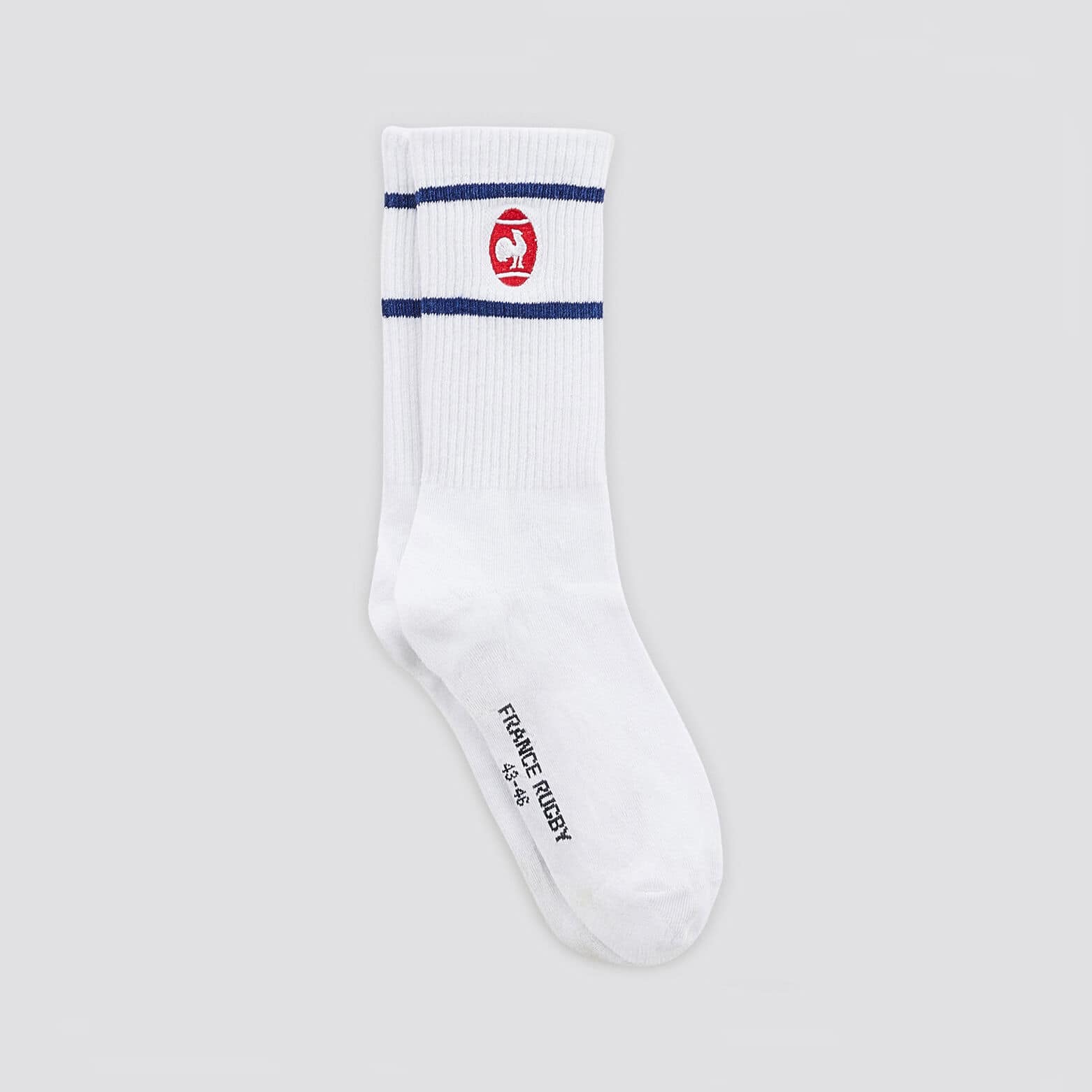 Chaussettes licence France rugby Bleu foncé