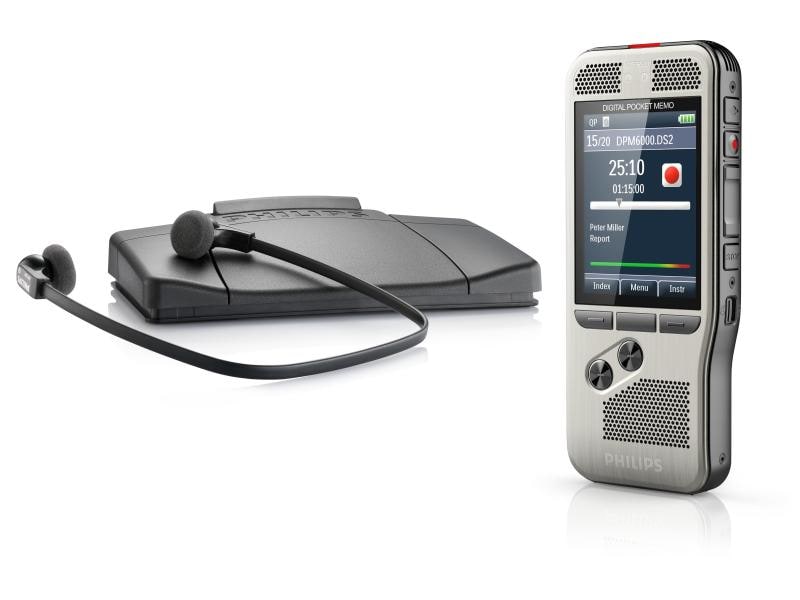 Philips Diktiergerät Starter Set DPM6700 Diktier- und Transkriptions-Set