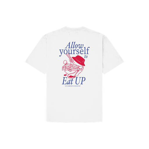 Woodbird Baine Eat T-shirt, White, XL