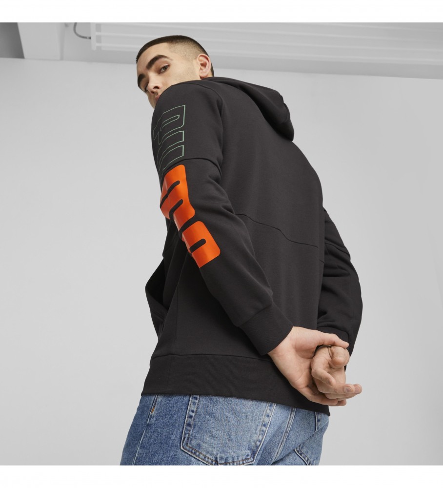 Moletom Puma Power Colorblock, Preto