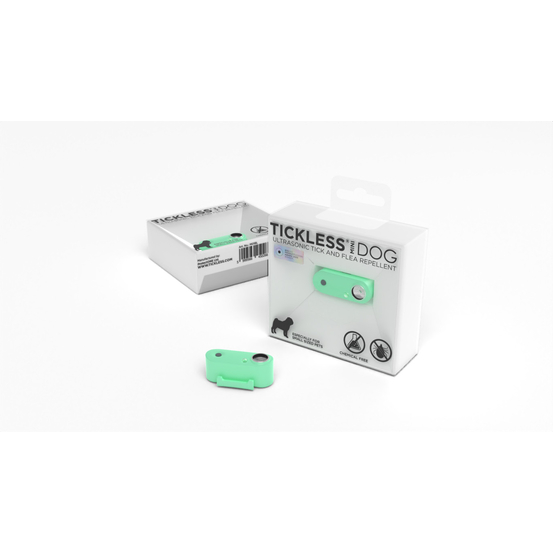 Répulsif rechargeable à ultrasons pour chien Tickless Mini Dog vert