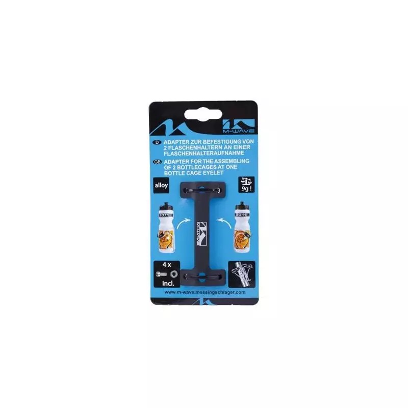 Adapter M-WAVE for 2 Bottle Cages
