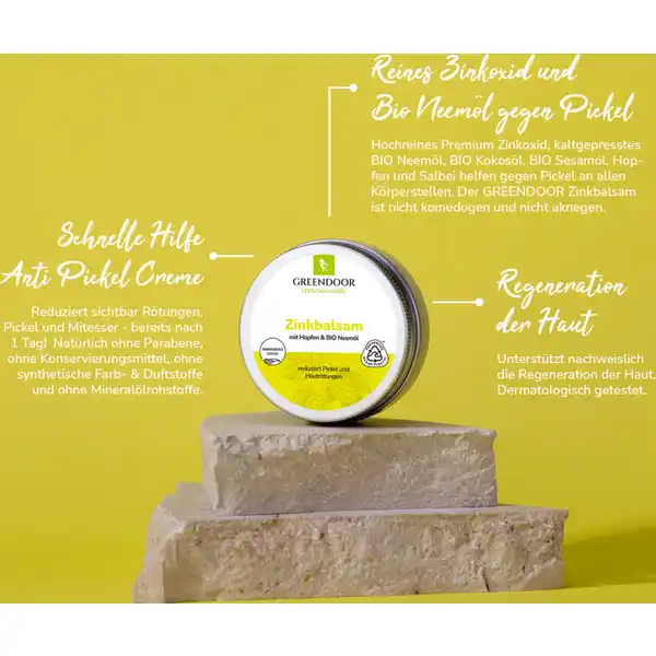 Zinkbalsam mit Hopfen & Bio Neemöl
