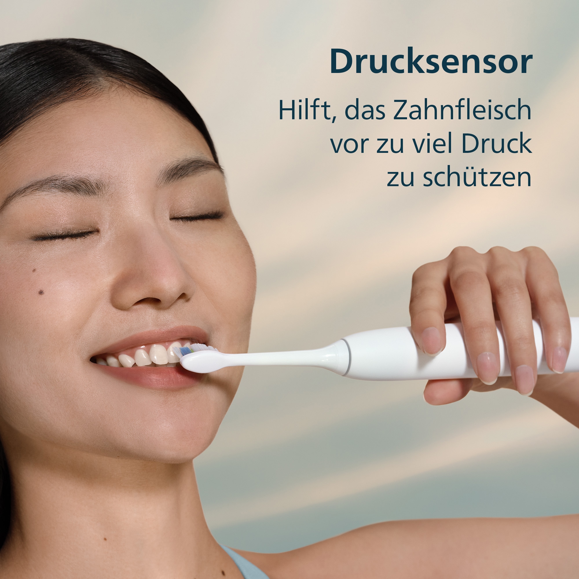 Philips Sonicare Elektrische Zahnbürste »Series 5300 HX7109/01« 1 Stk. Aufsteckbürsten mit Andruckkontrolle, 2 Intensitätsstufen, inkl. Ladegerät