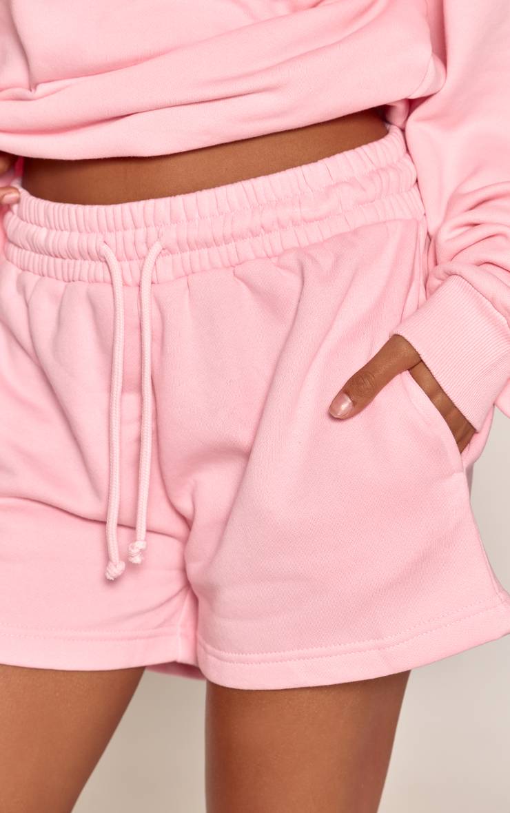Rose Short En Molleton Avec Appliqué LA