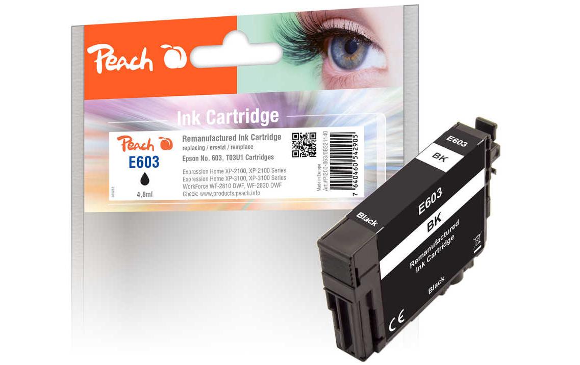 Tinte Epson T03U1/ No. 603 BlackDruckerpatrone, Schwarz