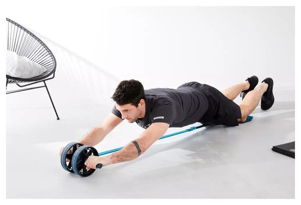 Roue abdominale   tapis Decathlon Fitness AB Wheel Evolutive