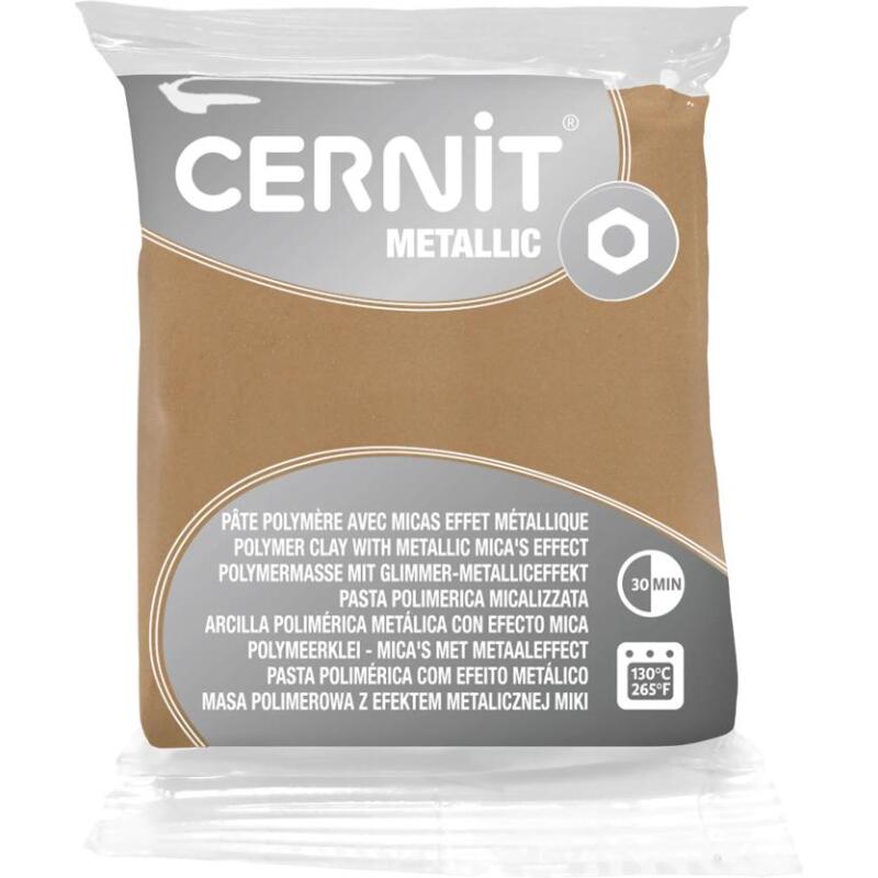 Pâte à modeler à cuire, Cernit METALLIC 56 g