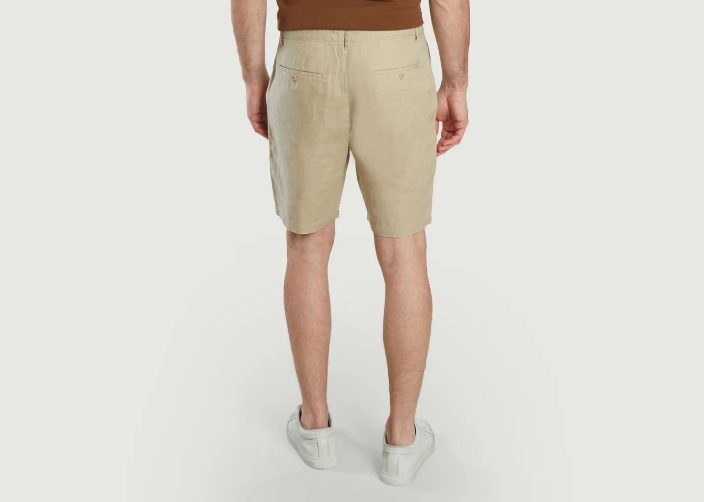 Short Regular Fit En Lin Gant