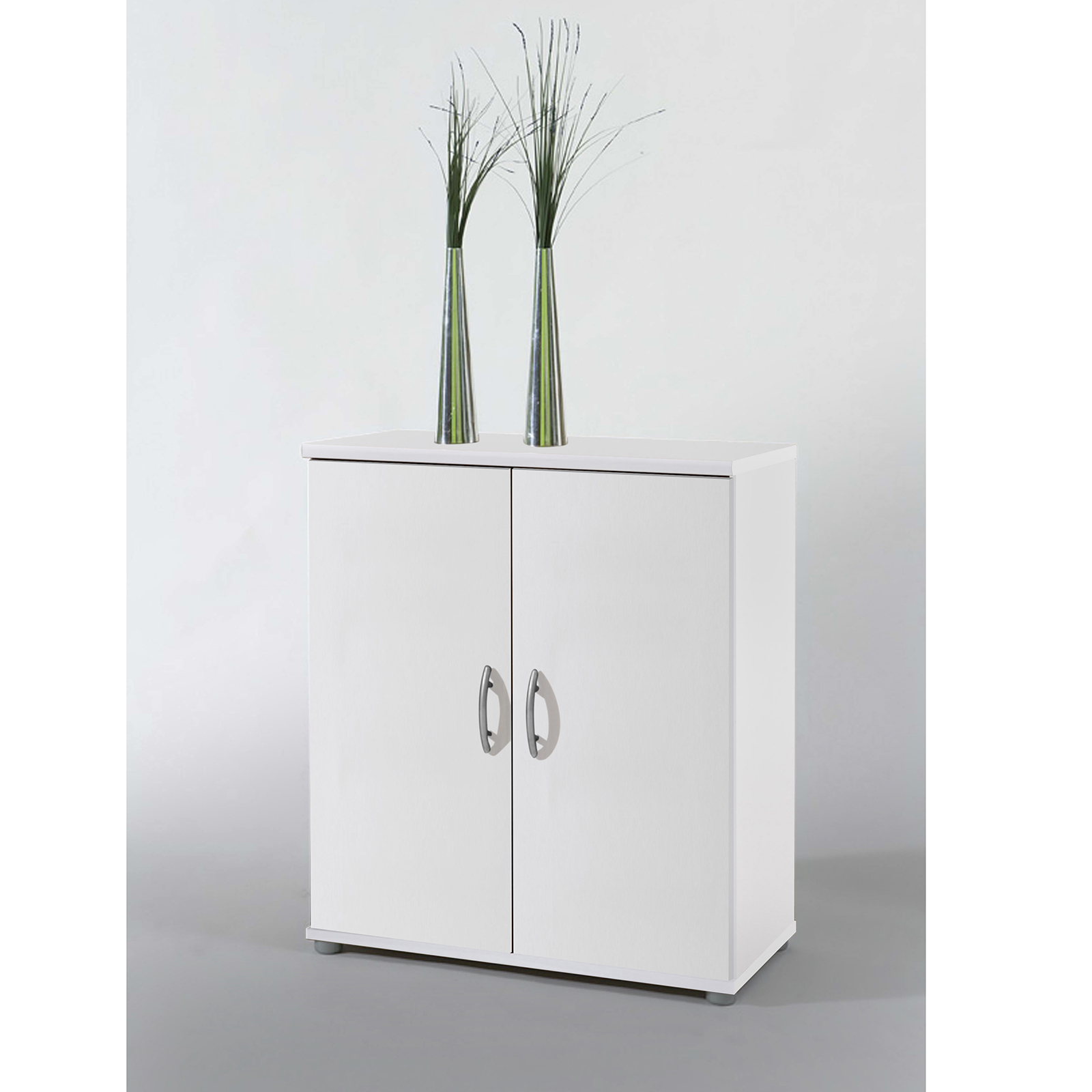 Kommode - weiß - 2 Türen - 60 cm