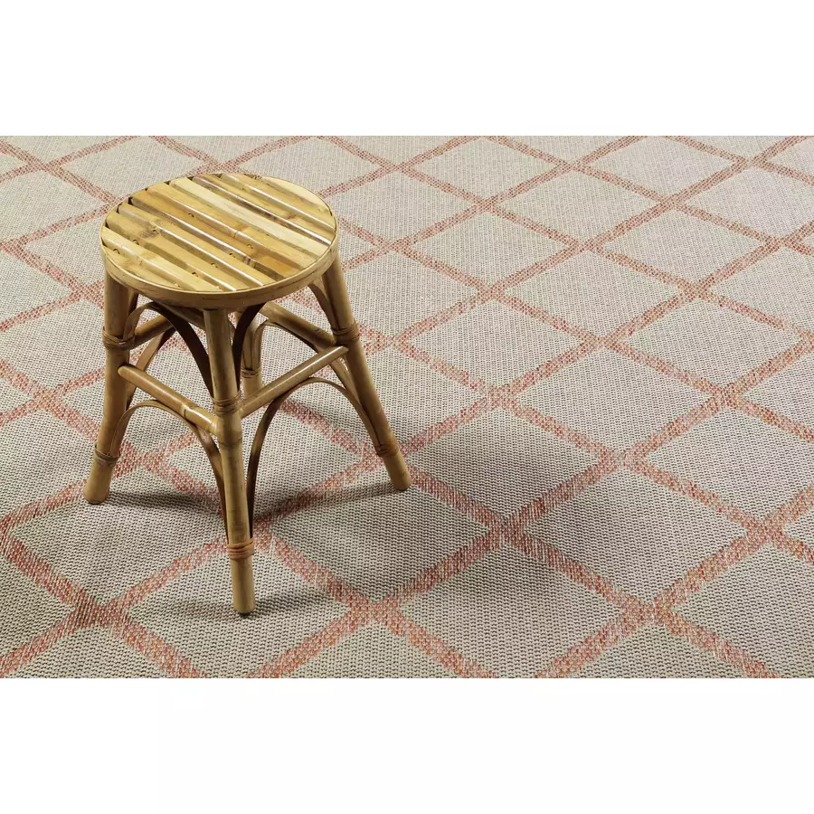 Esprit Outdoorteppich In & Outdoor Sparkle Outdoor (Rhomb) beige orange