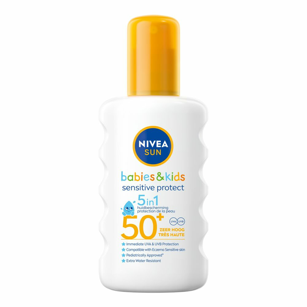 Nivea Sun Zonnemelk Babies & Kids Sensitive Protect SPF 50+200 ml