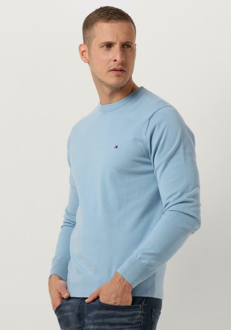 TOMMY HILFIGER blauwe tommy hilfiger sweater 1985 crew neck sweater
