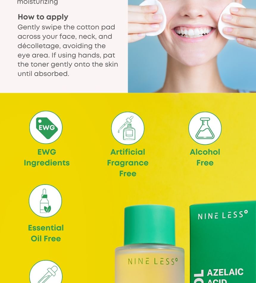 NINELESS - A-Control Azelaïnezuur Toner