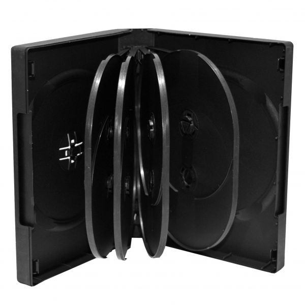MediaRange Pack 3 Capa DVD para 10 discos, 33mm, Preta - BOX35-10
