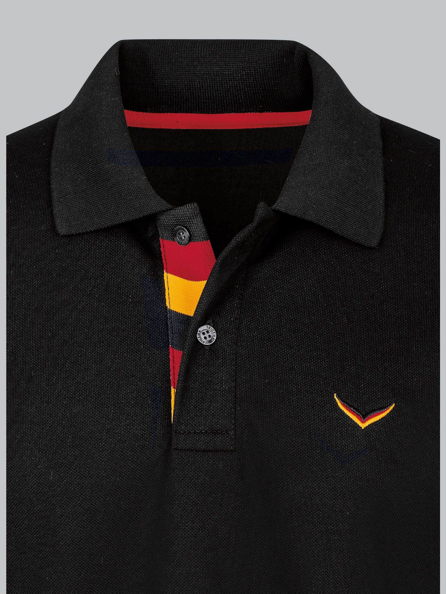 Deutschland Poloshirt Schwarz